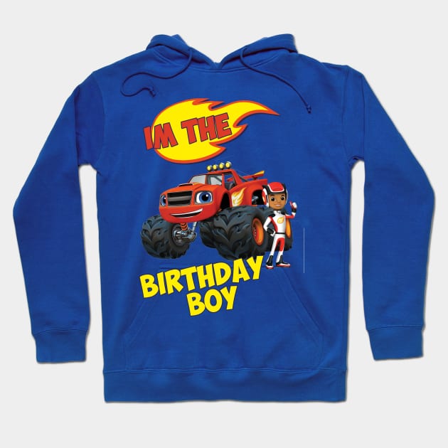 Blaze of Birthday Boy Hoodie by FirmanPrintables